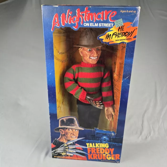 1989 Freddy Krueger Talking Doll Nightmare on Elm Street Factory Sealed Works - Front