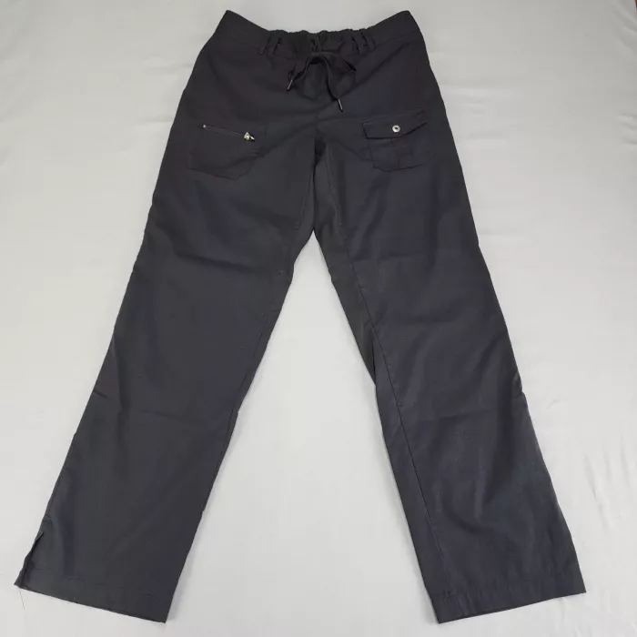 Adar 4400 Women's M Black Scrub Pants Mid Rise Drawstring Waist Inseam 31 - Front