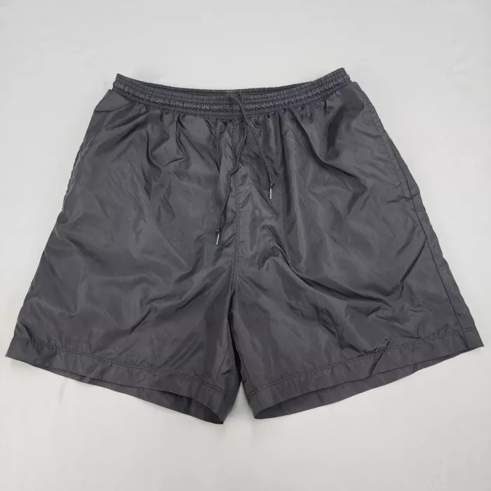 Adidas Vintage Y2K Athletic Shorts Mens M Black Nylon Mesh Lined 5.5 Inseam - Front