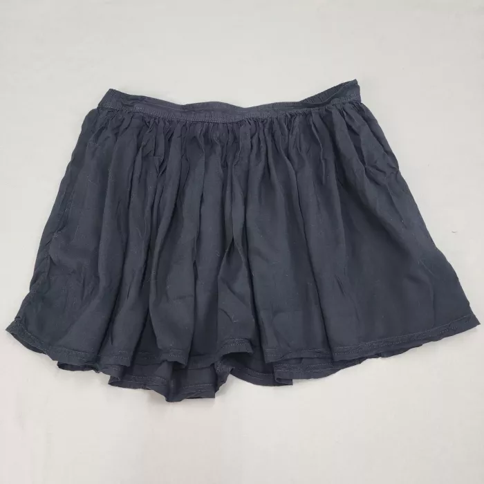 American Eagle Outfitters Womens Size M Black Flowy Soft Shorts Elastic Waist - Front