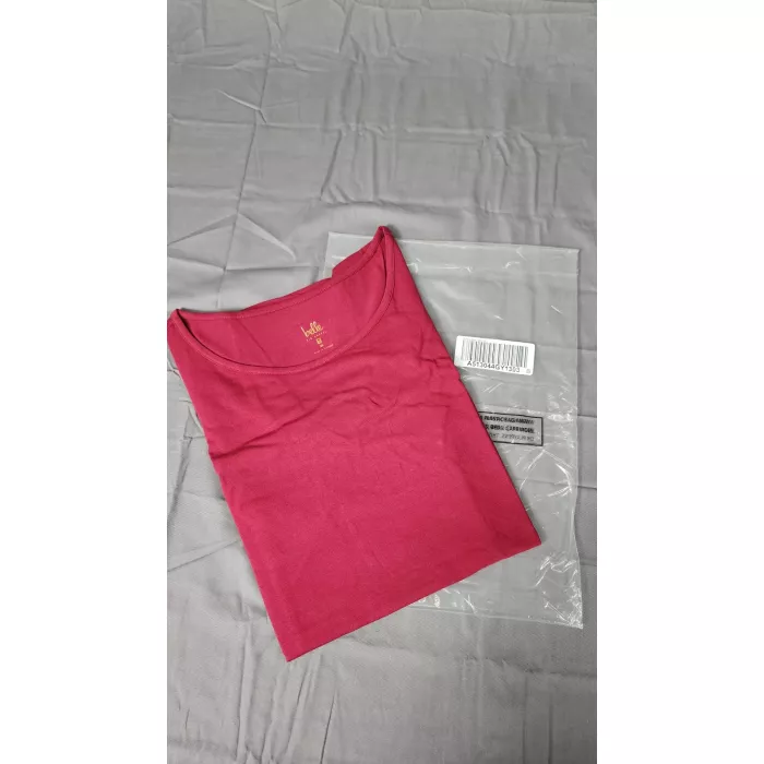 Belle by Kim Gravel Twist Front T-Shirt Rumba Red Short Sleeve Womens Plus 4X - Main