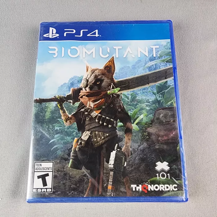 Biomutant PlayStation 4 PS4 2021 NTSC Factory Sealed New THQ Nordic - Front