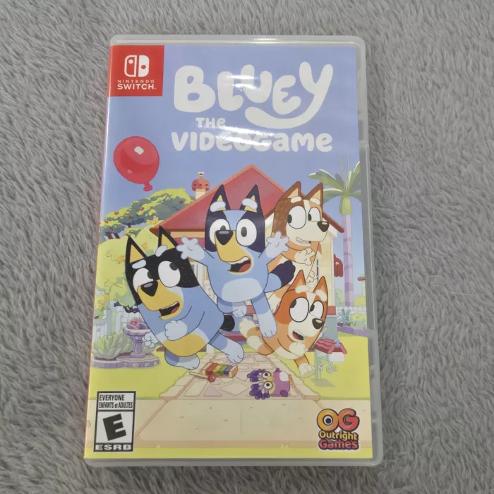 Bluey The Videogame Nintendo Switch 2023 HAC-P-BACSA Outright Games - Front