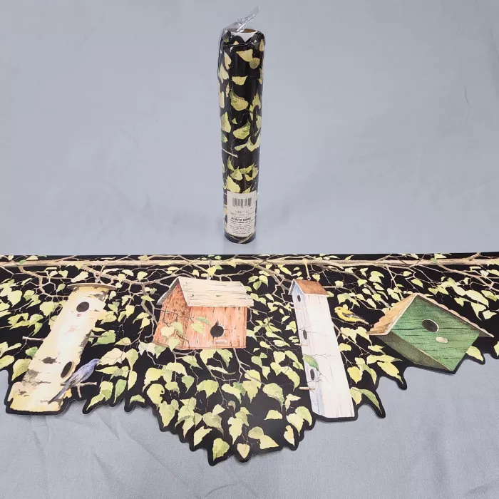 Brewster Country Botanical Multicolor Wallpaper Border Die-Cut Prepasted New - Main