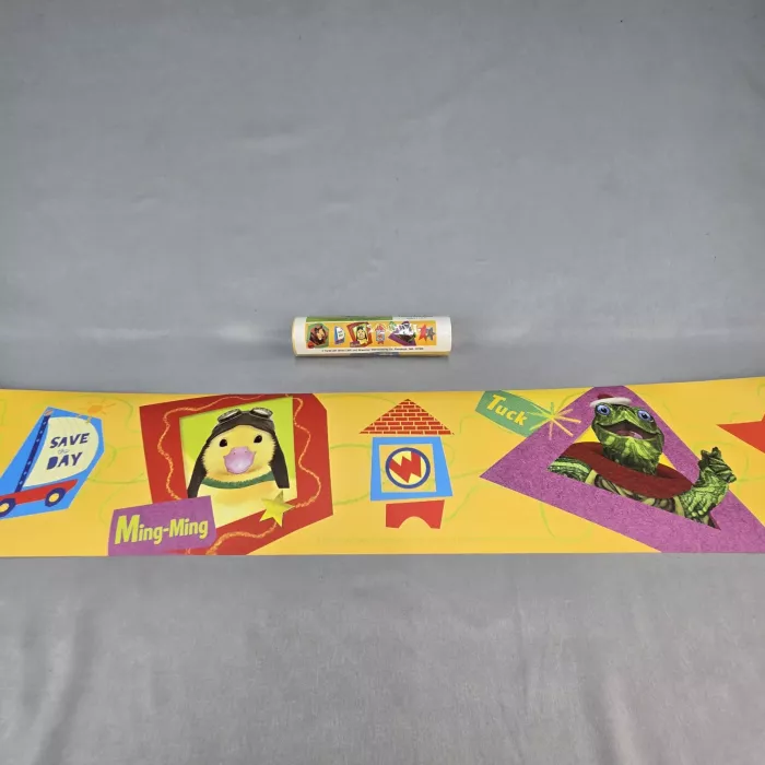 Brewster Nickelodeon Wonder Pets Yellow Wallpaper Border Prepasted Vinyl New - Main