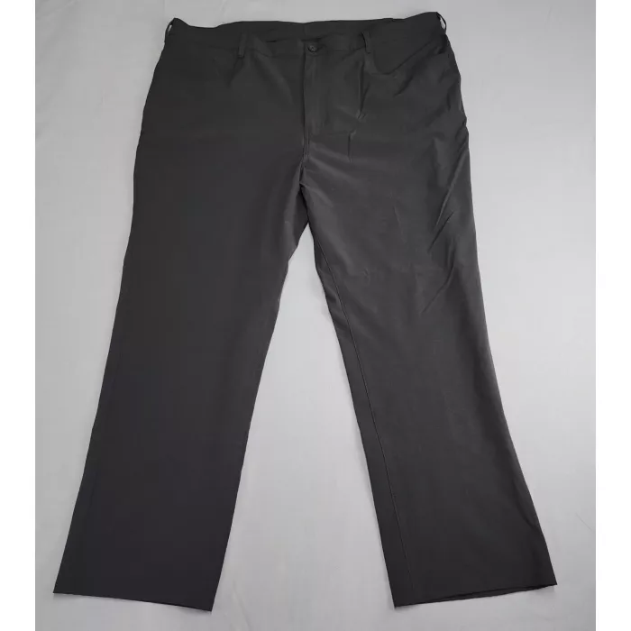 Callaway Mens Golf Pants Size 48x32 Black Solid Mid Rise Big and Tall - Front