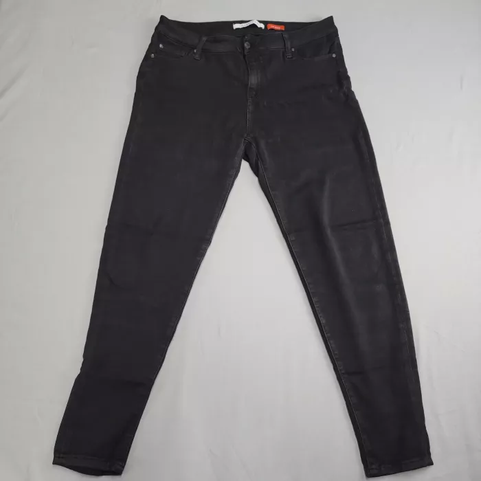 Celebrity Pink Womens 13/31 The Rider Skinny Jeans Black Mid Rise Stretch - Front