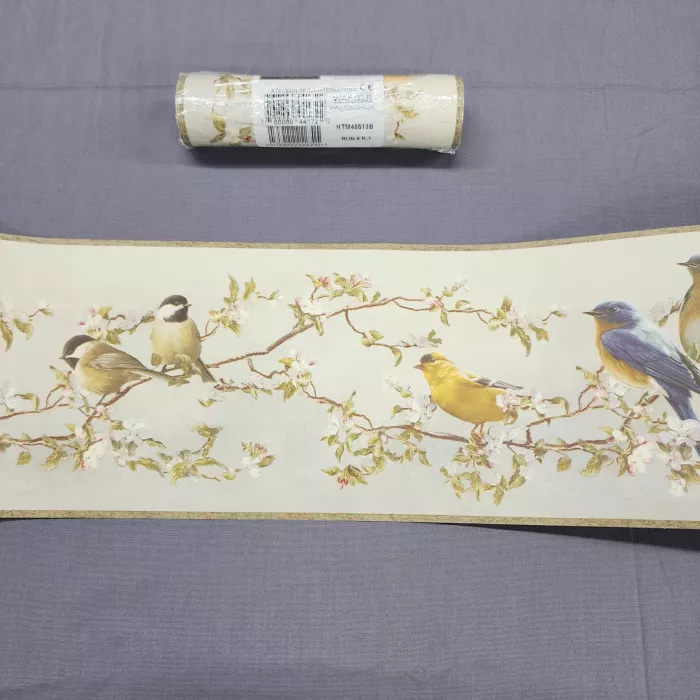 Chesapeake Country Bird Wallpaper Border Prepasted Washable New HTM48513B - Main