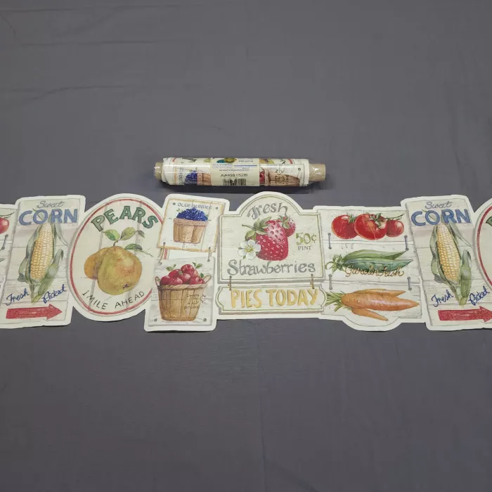 Chesapeake Country Kitchen Wallpaper Border Prepasted Washable New Sealed - Main