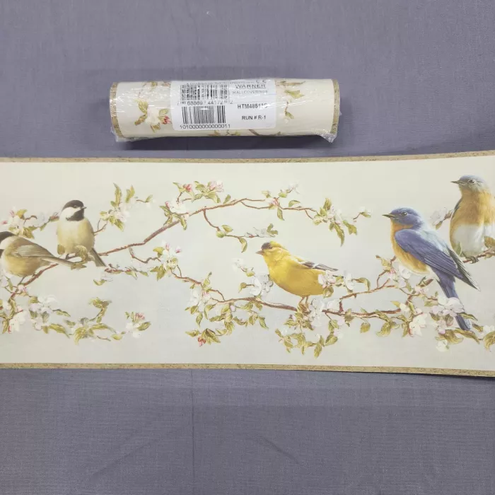 Chesapeake Songbird Country Multicolor Wallpaper Border New Sealed Prepasted - Main