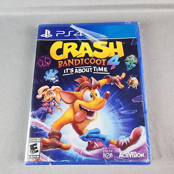 Crash Bandicoot 4: It's About Time PlayStation 4 PS4 2020 Activision - Front