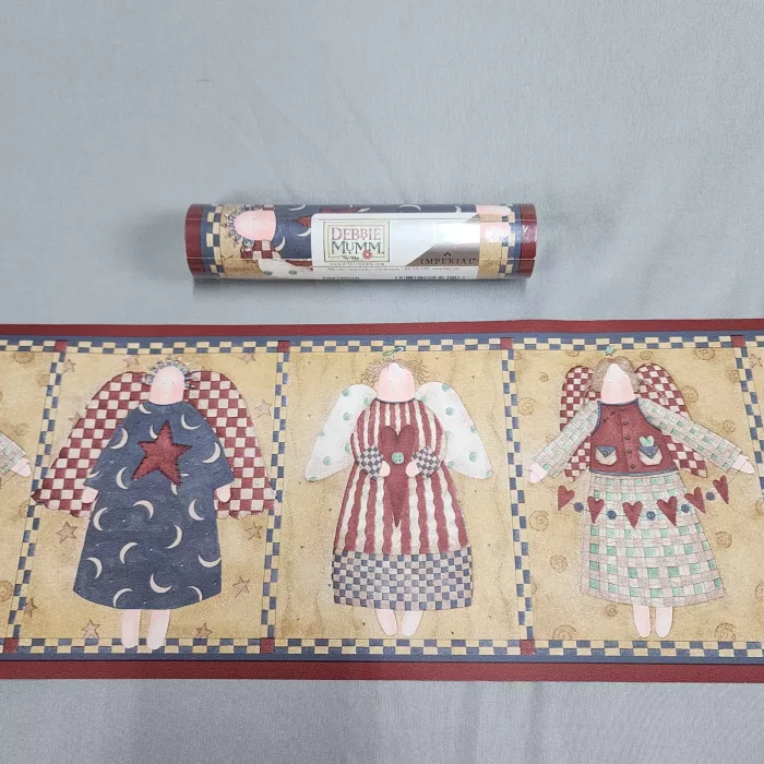 Debbie Mumm Angels Country Multicolor Wallpaper Border New Pre-pasted - Main