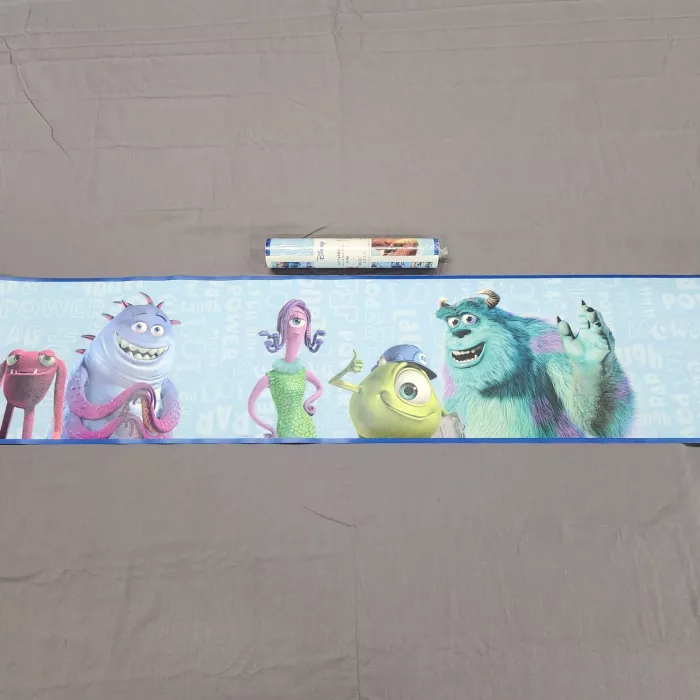 Disney Monsters University Blue Wallpaper Border York Prepasted New - Main