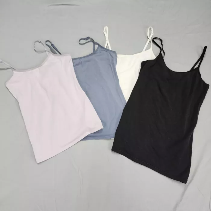 Felina Lot of 4 Camisole Tank Tops Womens Size S Multicolor Cotton Stretch - Main