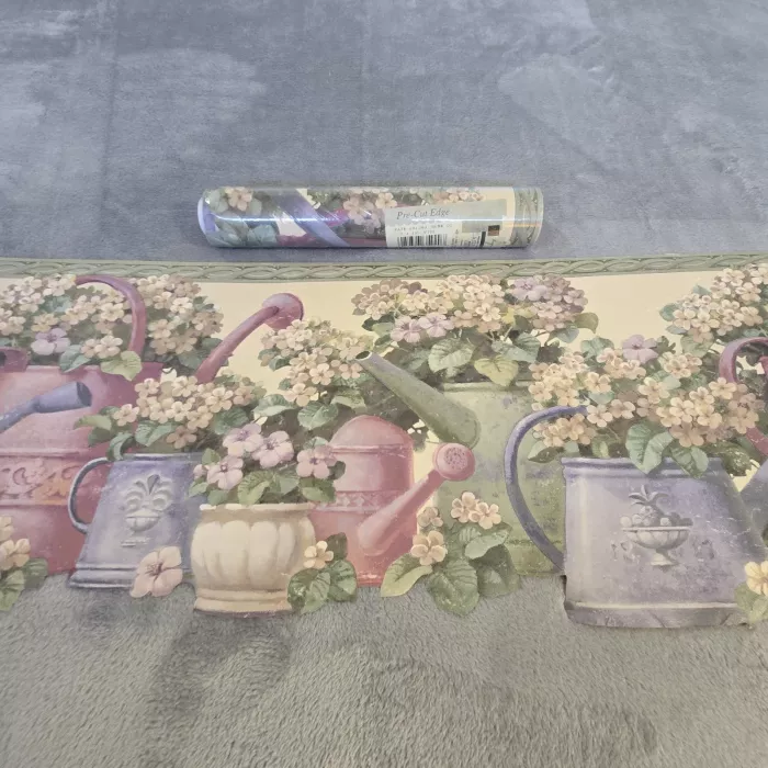 Gramercy 681380 Floral Country Multicolor Wallpaper Border Prepasted New Sealed - Main