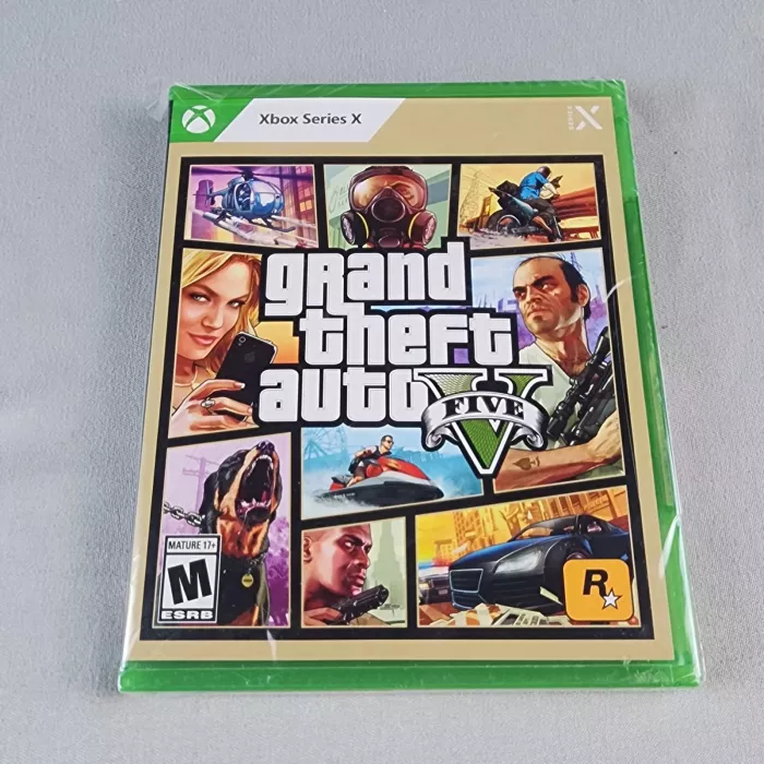 Grand Theft Auto V Xbox Series X Game 2022 Factory Sealed New Rockstar Games - Front