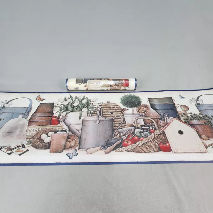 Imperial David Carter Brown Botanical Wallpaper Border Pre-Pasted Vinyl Sealed - Main