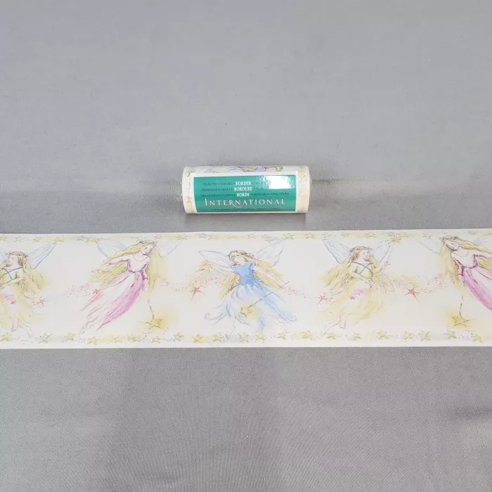 International Fairy Pastel Wallpaper Border New Sealed Prepasted Vinyl Kids - Main