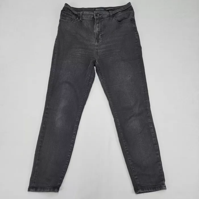 Kendall Kylie The Kontour High Rise Skinny Jeans Womens 13/31 Black Stretch - Front