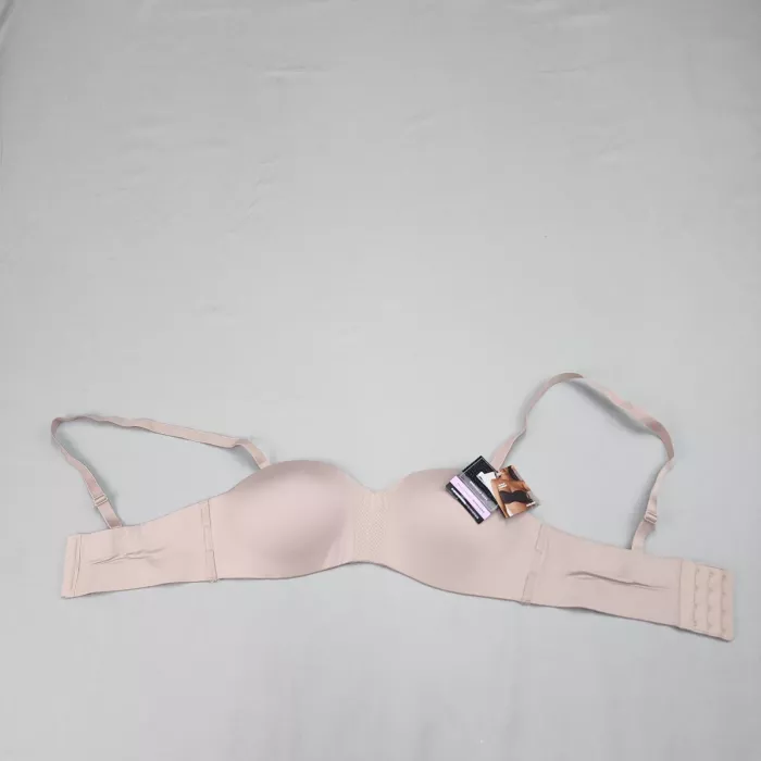 Maidenform Basically Sexy Multiway Wireless Bra Size S Beige Convertible Padded - Front
