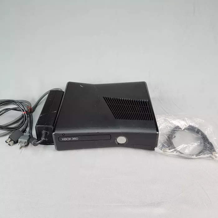 Microsoft Xbox 360 S Console Black Model 1439 Video Game System 2010 - Main