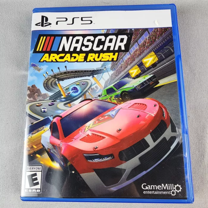 NASCAR Arcade Rush PlayStation 5 PS5 NTSC 2023 GameMill Entertainment - Front