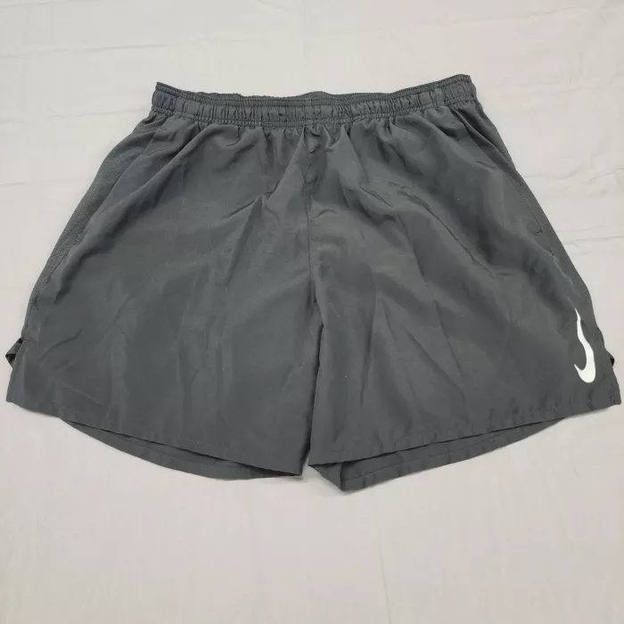 Nike Challenger Running Shorts Mens XL Black DriFit Lined Athletic 6 Inseam - Front