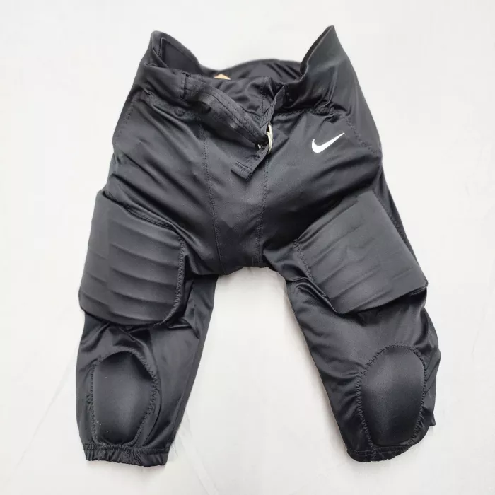 Nike Dri-Fit Padded Football Pants Boys XL Black Cropped Activewear - Front