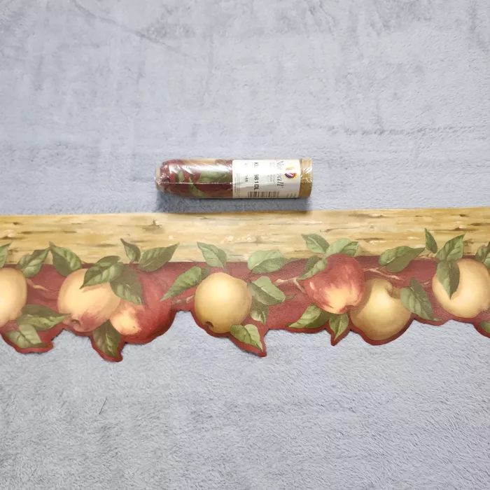 Norwall Country Botanical Fruit Multicolor Wallpaper Border Pre-Pasted Vinyl Tex - Main