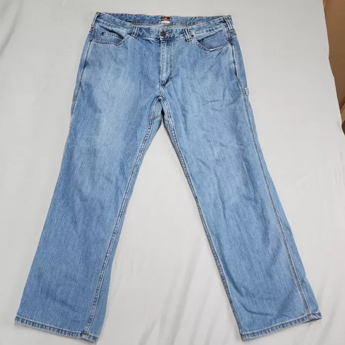 Ridgecut Toughwear Carpenter Jeans Mens 40x32 Blue Denim Straight Work Pants - Front