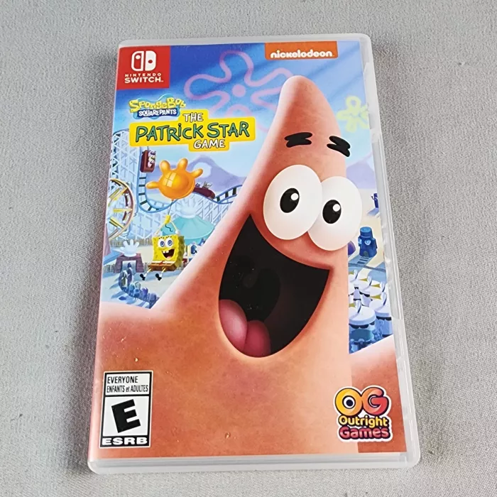 SpongeBob SquarePants The Patrick Star Game Nintendo Switch 2024 Outright Games - Front