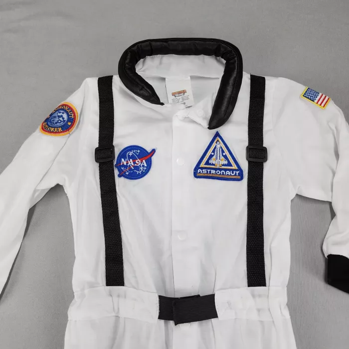SPOOKTACULAR CREATIONS Baby Unisex NASA Astronaut Costume Jumpsuit White 18-24M - Main
