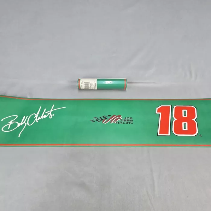 Springs NASCAR Bobby Labonte 18 Wallpaper Border Green Vinyl Prepasted Sealed - Main
