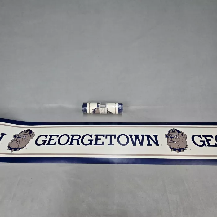 Teamworks Georgetown Hoyas Blue Wallpaper Border Prepasted Vinyl New Sealed - Main