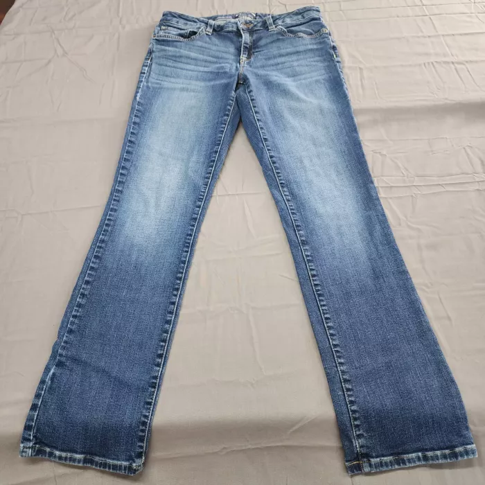Tommy Hilfiger Womens Jeans Size 10 Straight Leg Medium Blue Low Rise 31x30.5 - Front