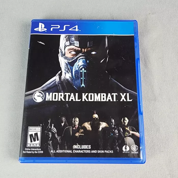 Warner Bros Mortal Kombat XL PlayStation 4 PS4 NTSC Video Game CUSA-03589 - Front