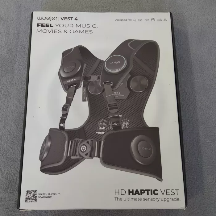 Woojer Vest 4 HD Haptic Vest Multi-Platform Gaming VR WJRV4BHNV-101-B - Main