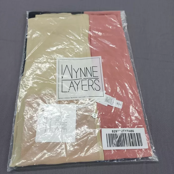 Wynne Layers Convertible Poncho Women's Plus 3X Colorblock Sheer Chiffon Top - Main