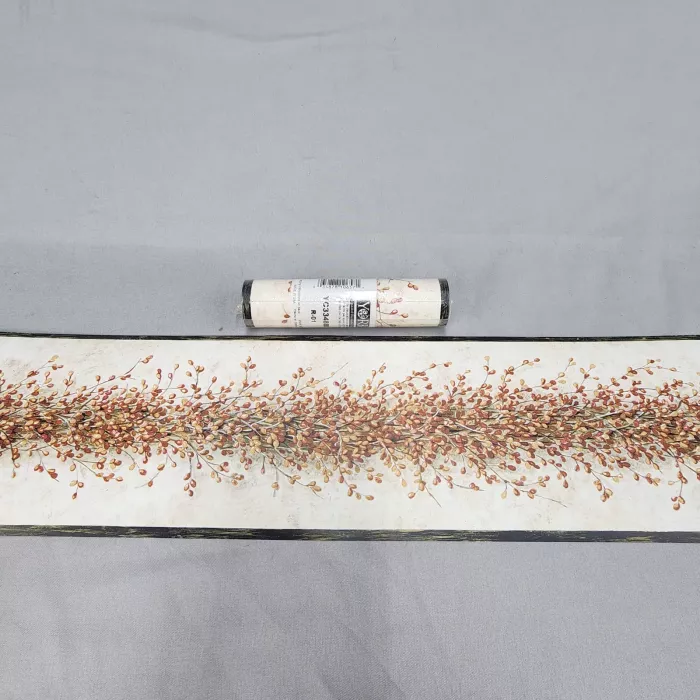 York Country Floral Beige Wallpaper Border New Prepasted YC3348BD - Main