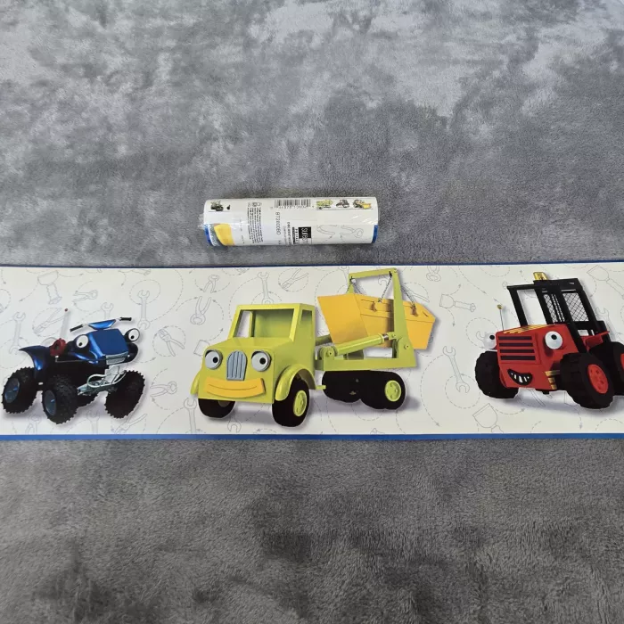 York Wallcoverings Bob the Builder Multicolor Wallpaper Border New Prepasted - Main