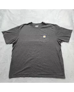 Carhartt Loose Fit Pocket T-Shirt Men's 2XL Dark Gray Heather Work Tee K87