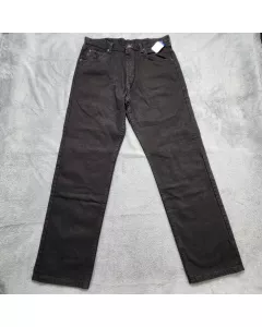 Wrangler Five Star Premium Jeans Men's 34x32 Black Denim Relaxed Fit High Rise