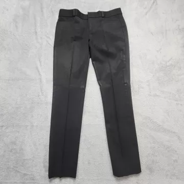 Banana Republic Sloan Slim Ankle Pants Womens Size 2 Black Stretch Workwear - Front