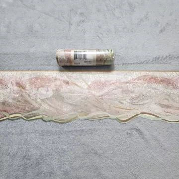Brewster Abstract Mauve Pink Wallpaper Border Prepasted Vinyl New Sealed - Main