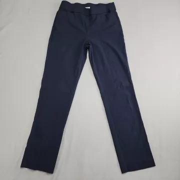 Briggs Womens Size 8 Dress Pants Navy Blue Pull On Stretch Elastic Waist - Front
