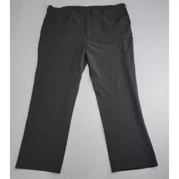 Callaway Mens Golf Pants Size 48x32 Black Solid Mid Rise Big and Tall - Front