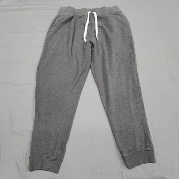 Calvin Klein Men's XL Pajama Pants Joggers Heather Gray Drawstring Pockets - Front