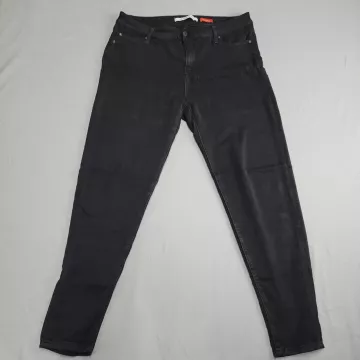 Celebrity Pink Womens 13/31 The Rider Skinny Jeans Black Mid Rise Stretch - Front