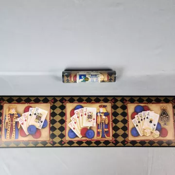 Chesapeake Casino Poker Playing Cards Wallpaper Border Prepasted New Sealed - Main