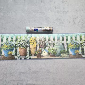Chesapeake Country Floral Multicolor Wallpaper Border New Prepasted Vinyl - Main